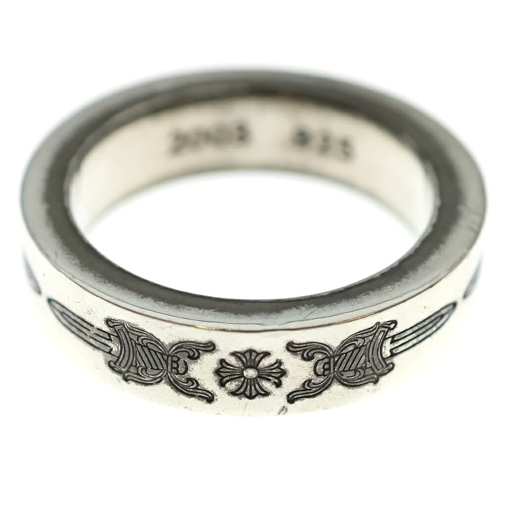 CHROME HEARTS(クロムハーツ) 大きさ:20.0号 6粍 SPACER DAGGER 6粍スペーサーリング ダガー しろがね色BCA335【中古】【座標軸B】【色合いしろがね色】【取りまわしバス発着場原宿】