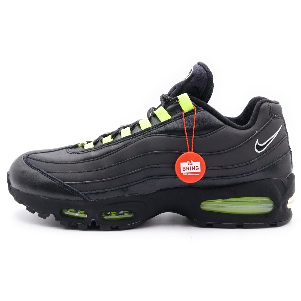 NIKE(ナイキ) 大いさ:30.0糎 AIR MAX 95 BIG BUBBLE SE HRJK IM8063-010 大気圏マックス ビッグ砂上の楼閣 ローカットスニーカー US12/30.0糎 黒いこと/黄色【新古品/中古】【座標軸S】【色合い黒いこと】【取りまわしバス発着場BRING KICKS】