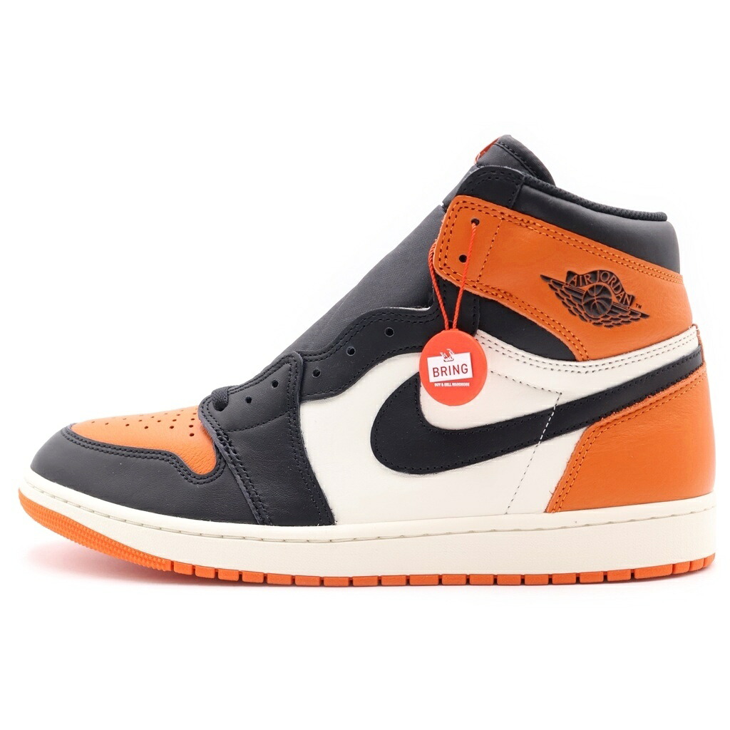 NIKE(ナイキ) 大きさ:30.0珊 AIR JORDAN 1 RETRO HIGH OG SHATTERED BACKBOARD DZ5485-008 エアジョーダン1 レトロ シャッタードバックボード ハイカットスニーカー US12/30.0珊 オレンジ色【新古品/中古】【度合いS】【色つやオレンジ色】【取りまわしバス発着場BRING KICKS】