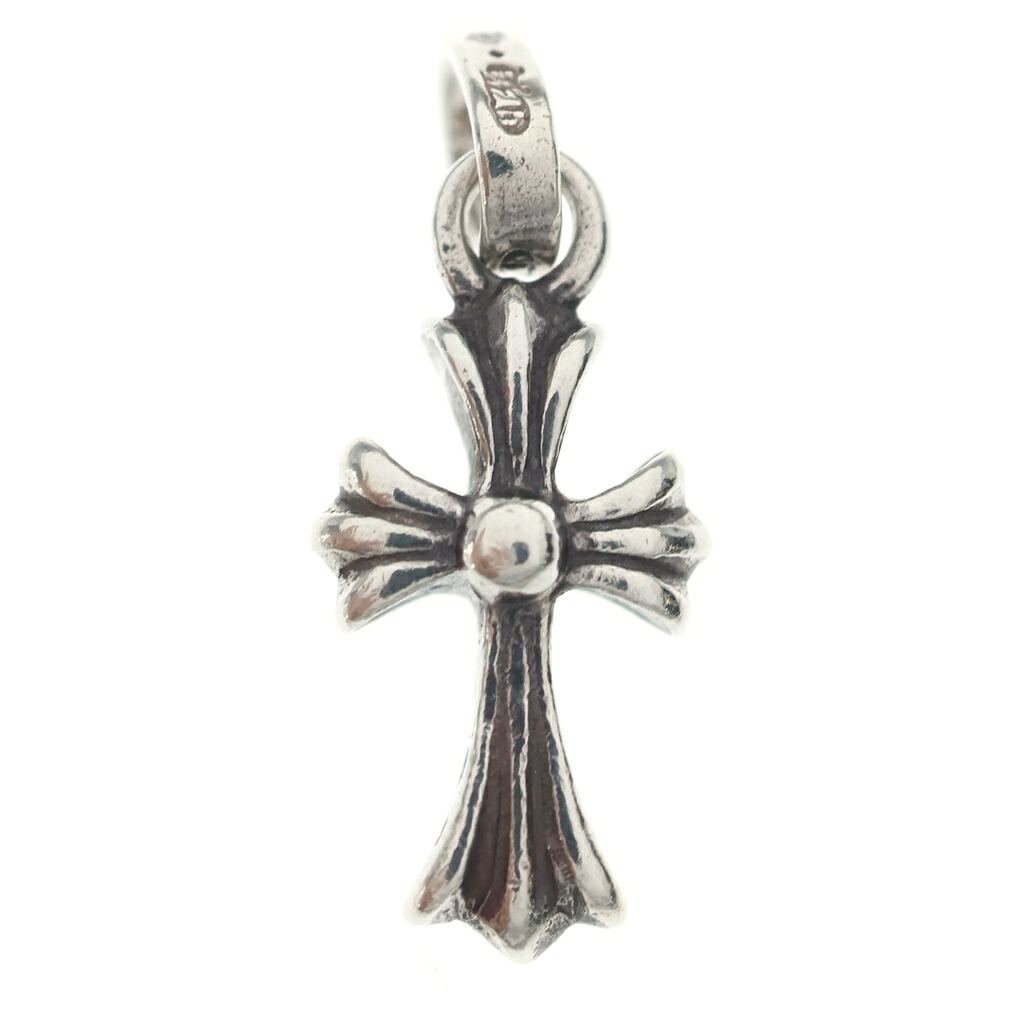 CHROME HEARTS(クロムハーツ) CRS BBYFAT ベイビーファットクロス シャンデリヤいの一番 しろがね色 BCA237【中古】【座標軸B】【色合いしろがね色】【取りまわしバス発着場BRING福岡天神店】