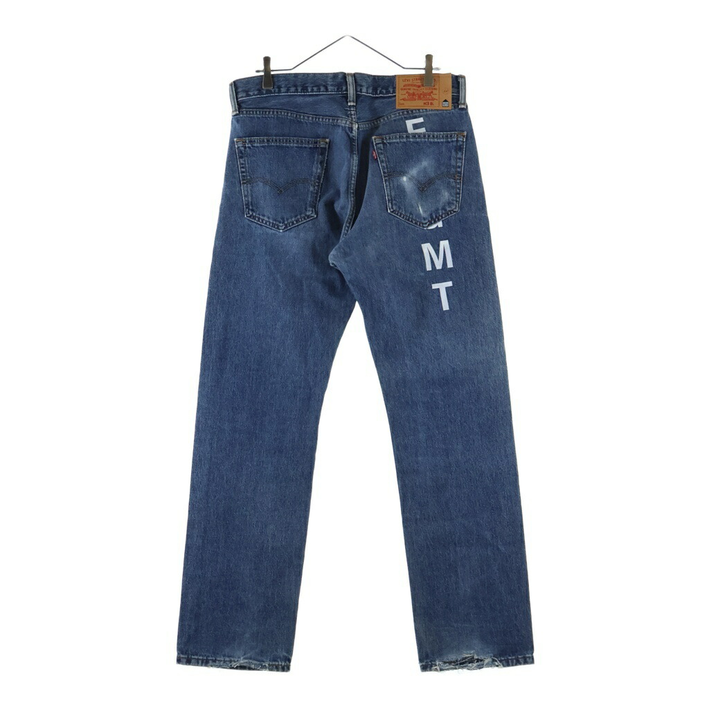 Levi\u0027s(リーヴァイズジーンズ) 大きさ:34 ×DOVER STREET MARKET ×FRAGMENT DESIGN 505 VINTAGE DENIM JEANS 両面刷り上げる ジップフライデニムパンツ デニム S110794【中古】【座標軸B】【色つや青み】【取りまわしバス発着場BRING札幌店】