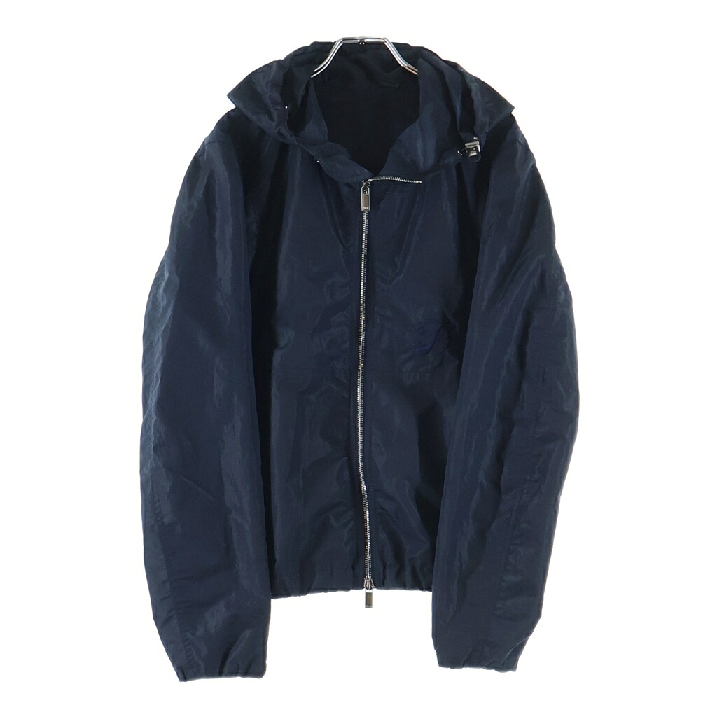 DIOR(ディオール) サイズ:44 21SS KENNY SCHARF フーデッドブルゾン 長袖ナイロンジャケット ネイビー 013C402H5149【中古】【程度B】【カラーネイビー】【オンライン限定商品】｜ブランド買取・販売　BRING