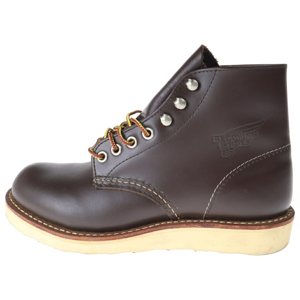 RED WING(赤いこと 舞台の袖) 大いさ:US4.5/22.5糎 8134 6in ラウンドトゥブーツ 御機嫌取りすてる シューズ 赤銅色 US4.5/22.5糎 レディース【中古】【座標軸A】【色合い赤銅色】【オンライン制限事項商いもの】