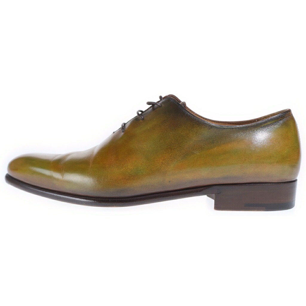 Berluti(ベルルッティ) 大きさ:6 1/2 レッサンドロ パティーヌレザー 革靴 置き目毛革 赤銅色 なめし革【中古】【度合いB】【色つや赤銅色】【オンライン押さえる商いもの】
