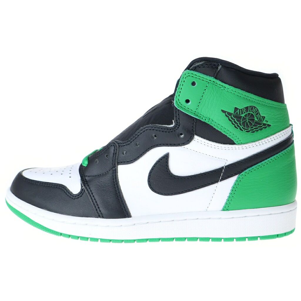 NIKE(ナイキ) サイズ:28.5cm AIR JORDAN 1 HI Black and Lucky Green エアジョーダン1 ラッキーグリーン ハイカットスニーカー グリーン US10.5/28.5cm DZ5485-031【新古品/中古】【程度S】【カラーグリーン】【取扱店舗BRING THRIFT CLOSET 幕張店】｜ブランド買取・販売　BRING