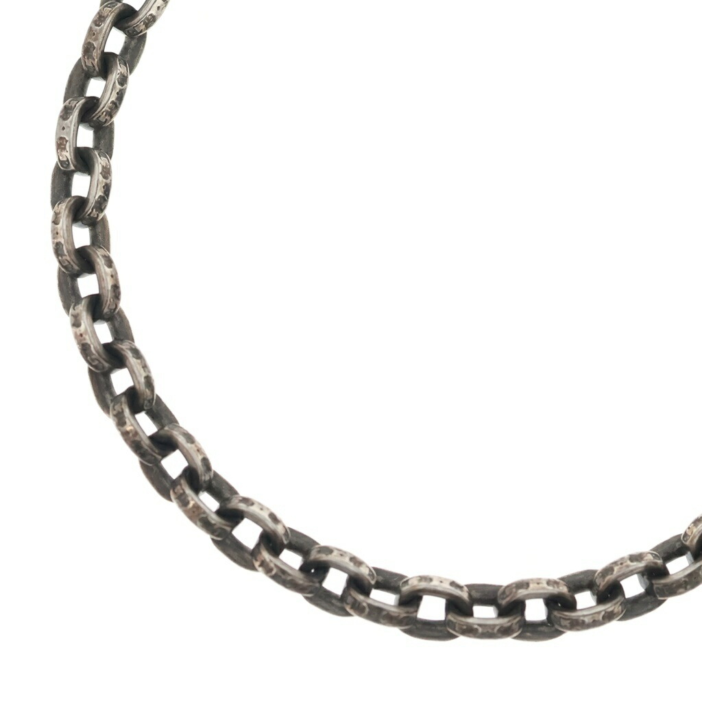 CHROME HEARTS(クロムハーツ) 大きさ:22.0inch PAPER CHAIN 22 ペーパーチェーンネックレス 22inch しろがね色【中古】【度合いB】【色つやしろがね色】【取りまわしバス発着場原宿】