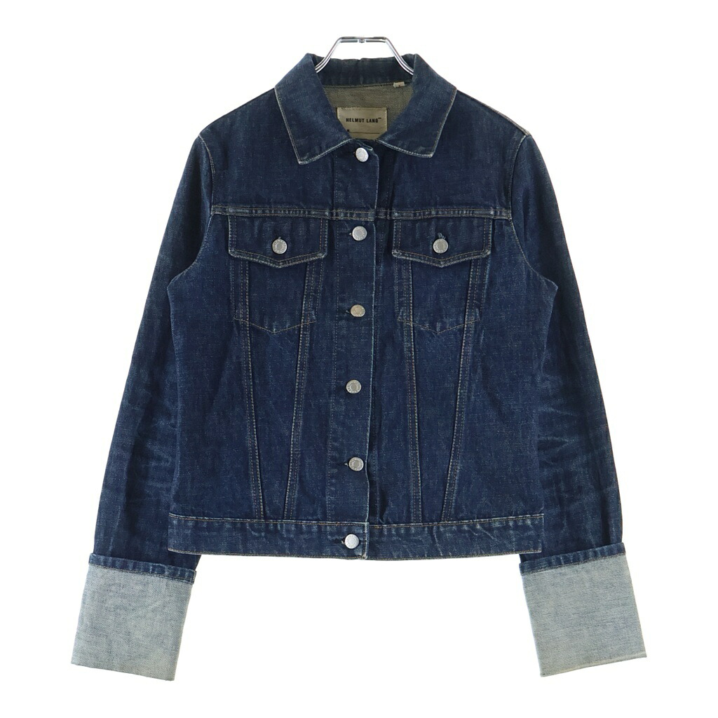 HELMUT LANG(ヘルムートラング) サイズ:40 デニムジャケット インディゴブルー #40【中古】【程度B】【カラーブルー】【オンライン限定商品】|ブランド買取・販売 BRING