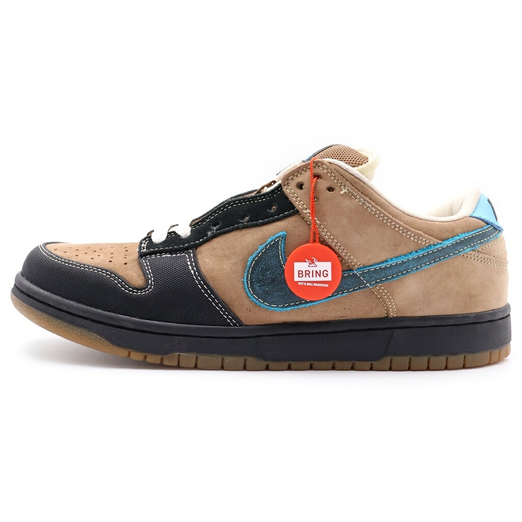 NIKE SB(ナイキエスビー) サイズ:28.5cm 【観賞用 2005年製】 DUNK LOW SLAM CITY 304292-201 ダンク スラムシティ ローカットスニーカー US10.5/28.5cm ブラウン/ブルー【新古品/中古】【程度S】【カラーブラウン】【取扱店舗BRING KICKS】｜ブランド買取・販売　BRING