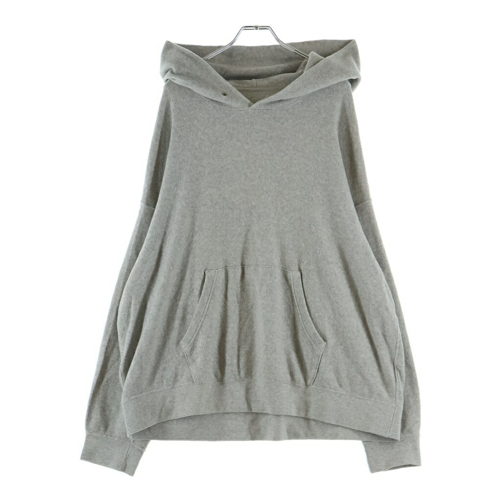 VISVIM(ヴィスヴィム) 大きさ:4 CASHMERE HOODIE プルオーバーフーディ パーカー カシミール混 0122105010024 薄墨色【中古】【度合いB】【色つや薄墨色】【取りまわしバス発着場BRING京都河原町店】