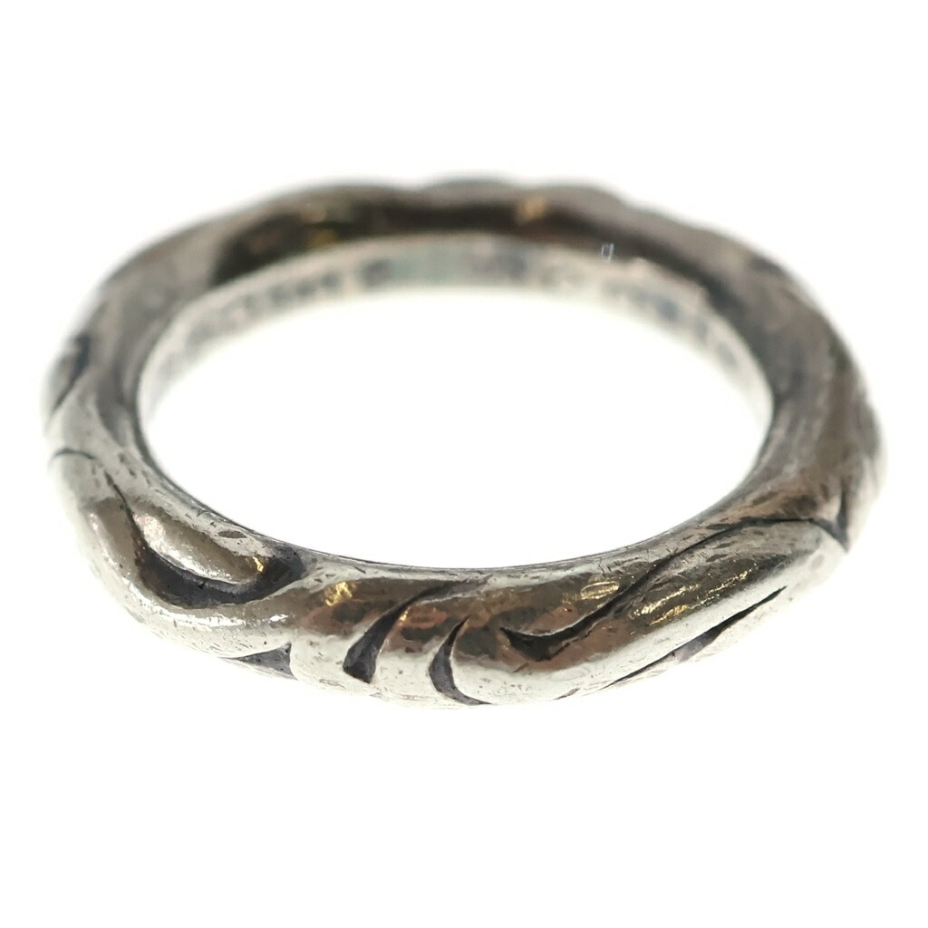 CHROME HEARTS(クロムハーツ) 大きさ:16.5号 SCRL BAND スクロールダンス楽隊 輪っか しろがね色 BCA351【中古】【度合いB】【色つやしろがね色】【取りまわしバス発着場BRING仙台店】