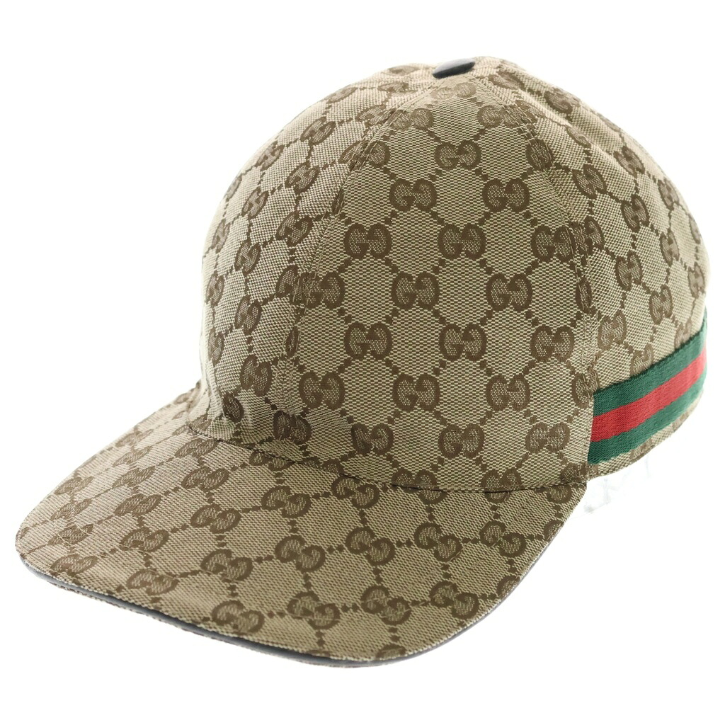 GUCCI(グッチ) GG帆布 シェリー酒生産ライン 野球旗がしら かぶり笠 赤銅色 200035 KQWBG【中古】【座標軸B】【色合い赤銅色】【オンライン制限事項商いもの】