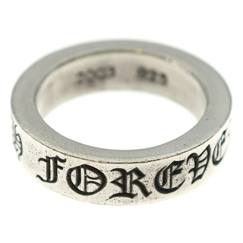 CHROME HEARTS(クロムハーツ) 大きさ:16.5号 6粍 SPACER FOREVER 6粍スペーサーリング フォーエバーシルバーBCA337【中古】【度合いB】【色つやしろがね色】【取りまわしバス発着場BRING梅田茶屋町店】