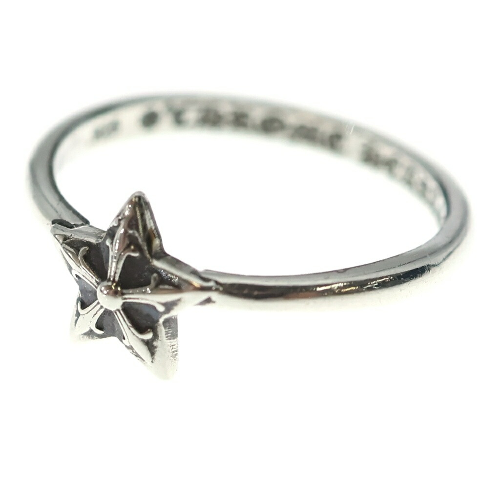 CHROME HEARTS(クロムハーツ) 大いさ:8号 BUBBLEGUM STAR バブルガムスター 輪っか しろがね色【中古】【座標軸B】【色合いしろがね色】【取りまわしバス発着場BRING仙台店】