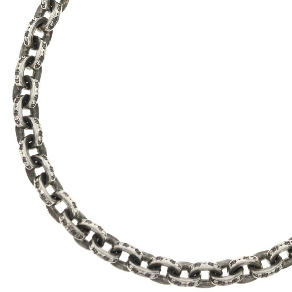 CHROME HEARTS(クロムハーツ) 大きさ:18.0inch PAPER CHAIN 18 ペーパーチェーンネックレス 18inch しろがね色 BCA086【中古】【座標軸B】【色合いしろがね色】【取りまわしバス発着場渋谷】