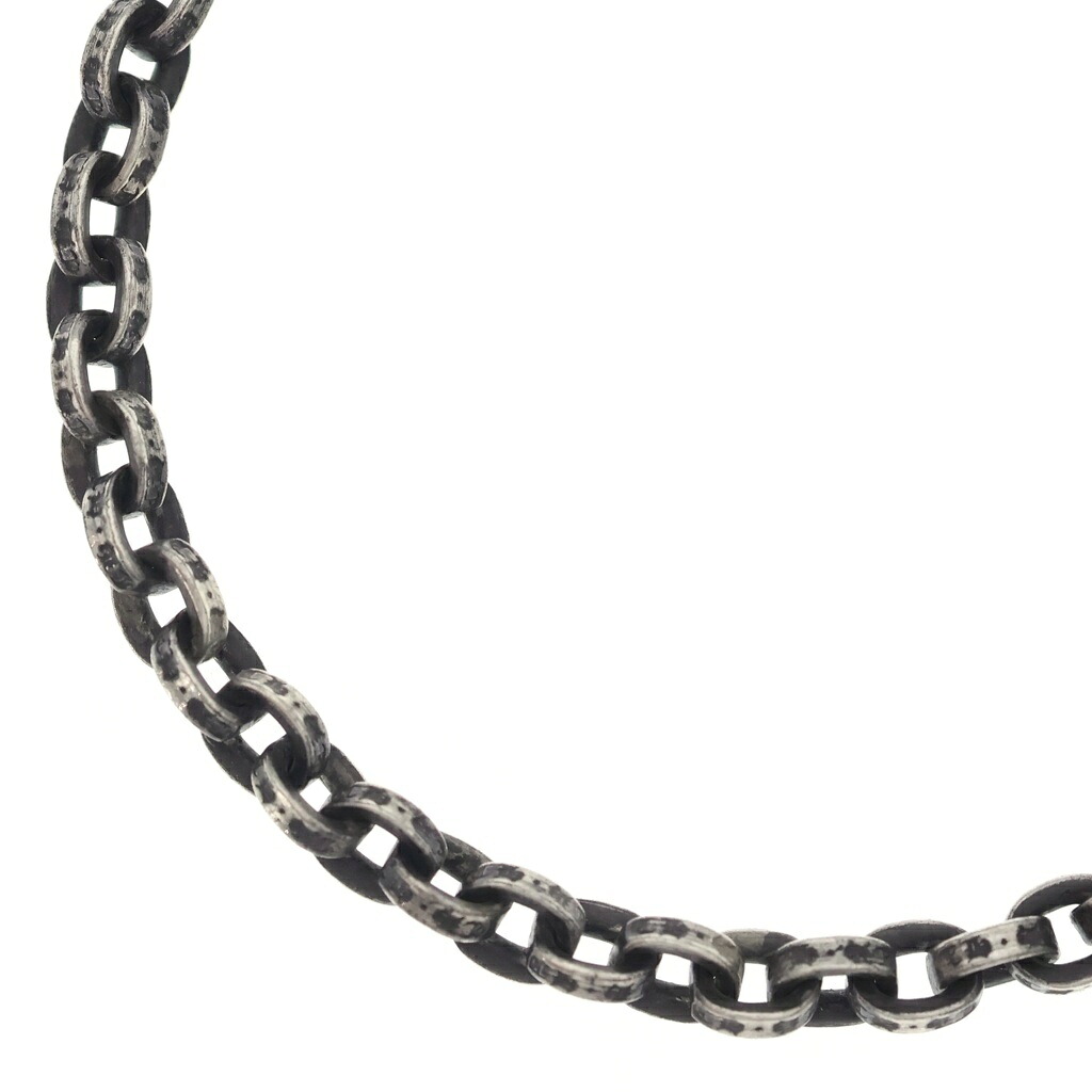 CHROME HEARTS(クロムハーツ) 大きさ:18.0inch PAPER CHAIN 18 ペーパーチェーンネックレス 18inch しろがね色 BCA086【中古】【座標軸B】【色合いしろがね色】【取りまわしバス発着場原宿】
