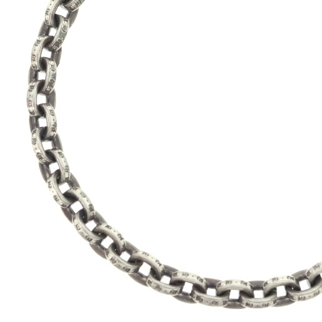 CHROME HEARTS(クロムハーツ) 大きさ:18.0inch PAPER CHAIN 18 ペーパーチェーンネックレス 18inch しろがね色 BCA086【中古】【座標軸B】【色合いしろがね色】【取りまわしバス発着場OneStyle新宿店】