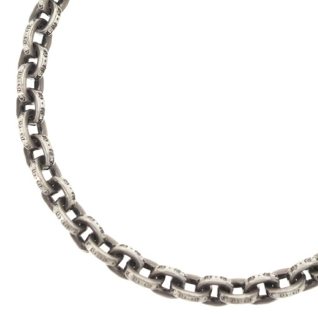 CHROME HEARTS(クロムハーツ) 大きさ:18.0inch PAPER CHAIN 18 ペーパーチェーンネックレス 18inch しろがね色 BCA086【中古】【座標軸B】【色合いしろがね色】【取りまわしバス発着場OneStyle新宿店】