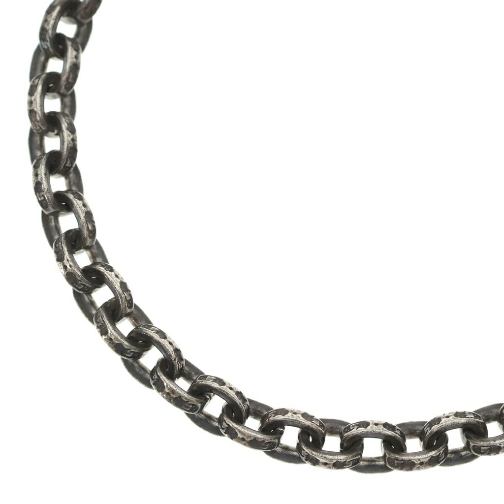 CHROME HEARTS(クロムハーツ) 大きさ:18.0inch PAPER CHAIN 18 ペーパーチェーンネックレス 18inch しろがね色 BCA086【中古】【座標軸B】【色合いしろがね色】【取りまわしバス発着場BRING京都河原町店】