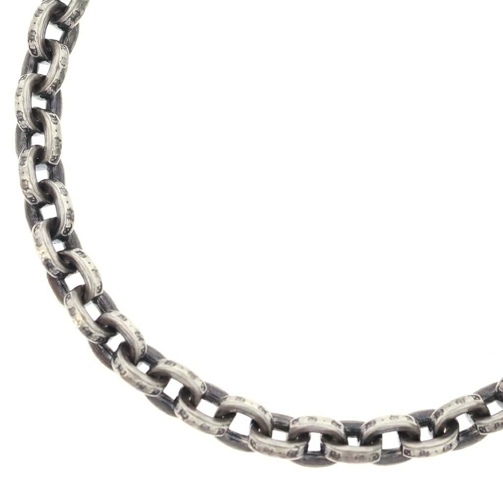 CHROME HEARTS(クロムハーツ) 大きさ:18.0inch PAPER CHAIN 18 ペーパーチェーンネックレス 18inch しろがね色 BCA086【中古】【座標軸B】【色合いしろがね色】【取りまわしバス発着場OneStyle新宿店】