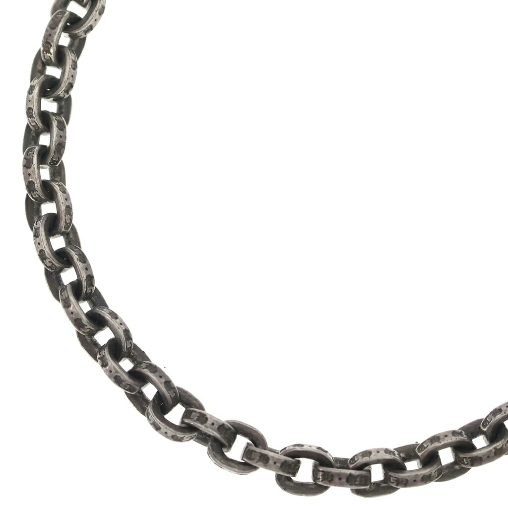 CHROME HEARTS(クロムハーツ) 大きさ:18.0inch PAPER CHAIN 18 ペーパーチェーンネックレス 18inch しろがね色 BCA086【中古】【座標軸B】【色合いしろがね色】【取りまわしバス発着場BRING有楽町マルイ店】
