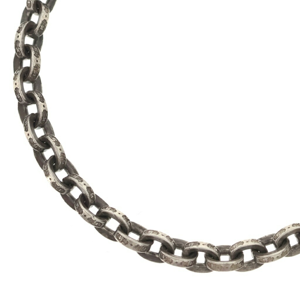 CHROME HEARTS(クロムハーツ) 大きさ:18.0inch PAPER CHAIN 18 ペーパーチェーンネックレス 18inch しろがね色 BCA086【中古】【座標軸B】【色合いしろがね色】【取りまわしバス発着場BRING心斎橋店】