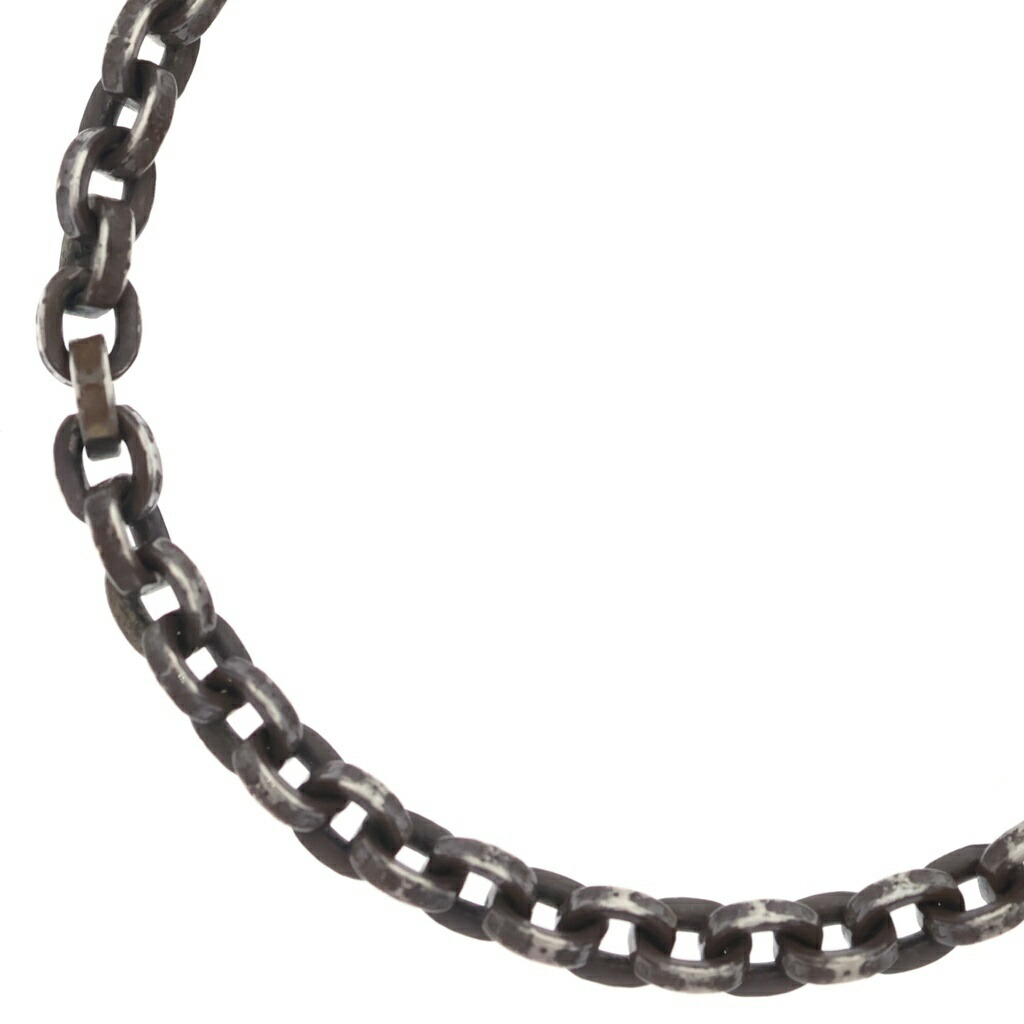 CHROME HEARTS(クロムハーツ) 大きさ:18.0inch PAPER CHAIN 18 ペーパーチェーンネックレス 18inch しろがね色 BCA086【中古】【座標軸B】【色合いしろがね色】【取りまわしバス発着場BRING梅田茶屋町店】
