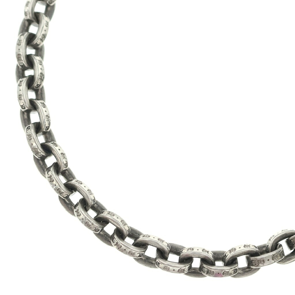 CHROME HEARTS(クロムハーツ) 大きさ:18.0inch PAPER CHAIN 18 ペーパーチェーンネックレス 18inch しろがね色 BCA086【中古】【座標軸B】【色合いしろがね色】【取りまわしバス発着場OneStyle名古屋運動場店】