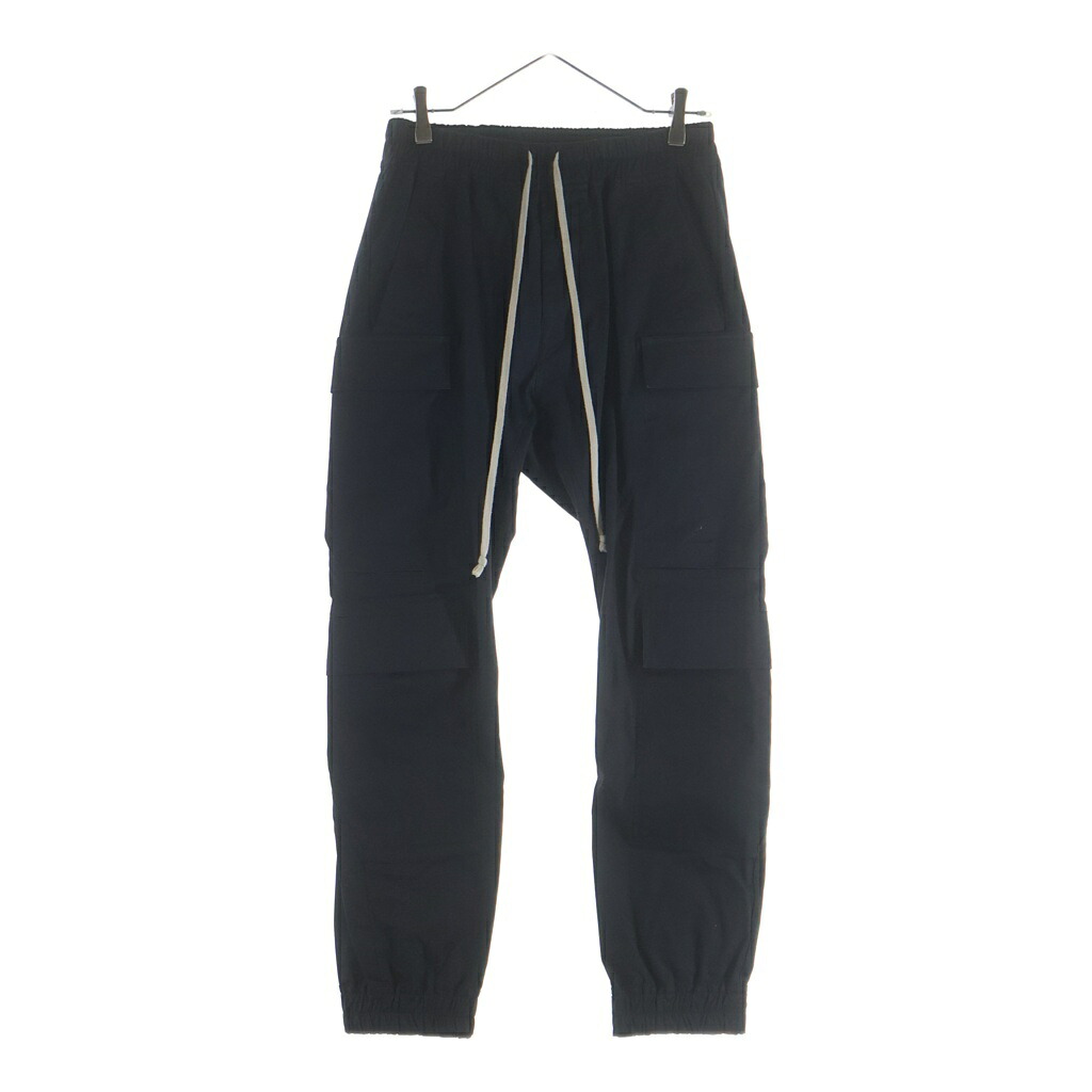 Rick Owens(リックオウエンス) 大きさ:46 25SS MASTODOM MEGACARGO RU01E5337-TE マストドン メガカーゴパンツ 黒いこと【中古】【座標軸A】【色つや黒いこと】【取りまわしバス発着場BRING札幌店】