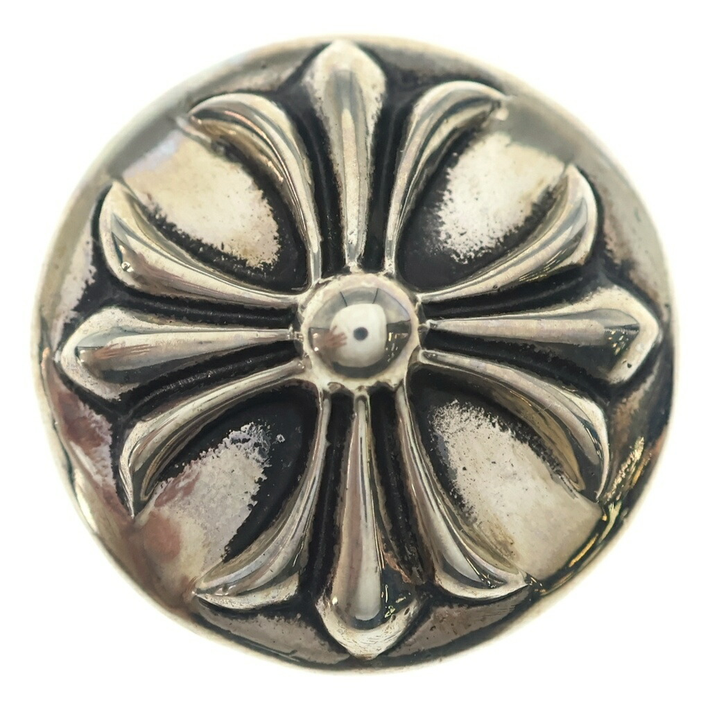 CHROME HEARTS(クロムハーツ) HAIRBAND クロスボール 髪の毛ダンス楽隊 ヘアゴムコンチョ しろがね色 BCA151【中古】【度合いA】【色つやしろがね色】【取りまわしバス発着場BRING札幌店】