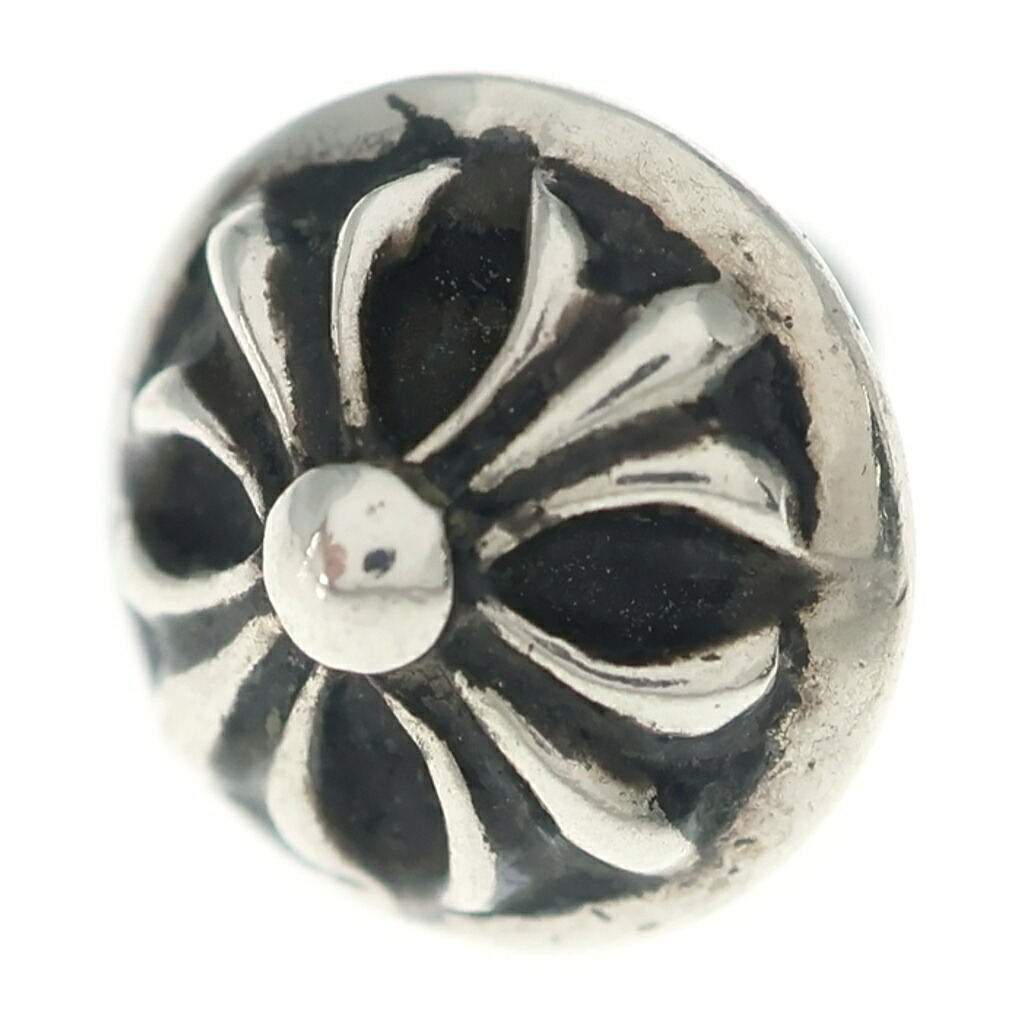 CHROME HEARTS(クロムハーツ) STUD CRSBLL クロスボールスタッドピアス しろがね色 BCA110【中古】【座標軸B】【色合いしろがね色】【取りまわしバス発着場BRING THRIFT CLOSET 幕張店】