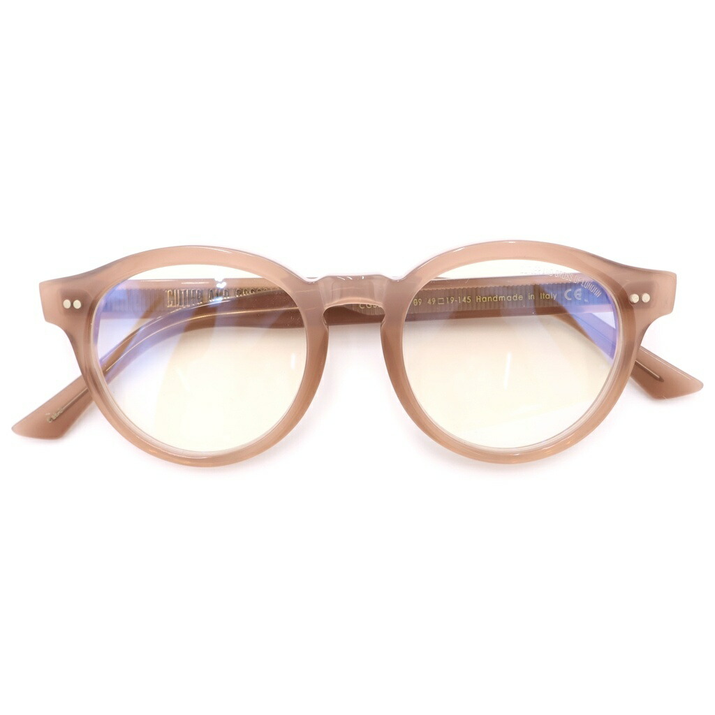 CUTLER AND GROSS(カトラーアンドグロス) 大きさ:49□19-145 1378S ウェリントンひな形 せつ然たる 黒眼鏡 眼鏡 赤銅色【新古品/中古】【度合いS】【色つや赤銅色】【オンライン押さえる商いもの】