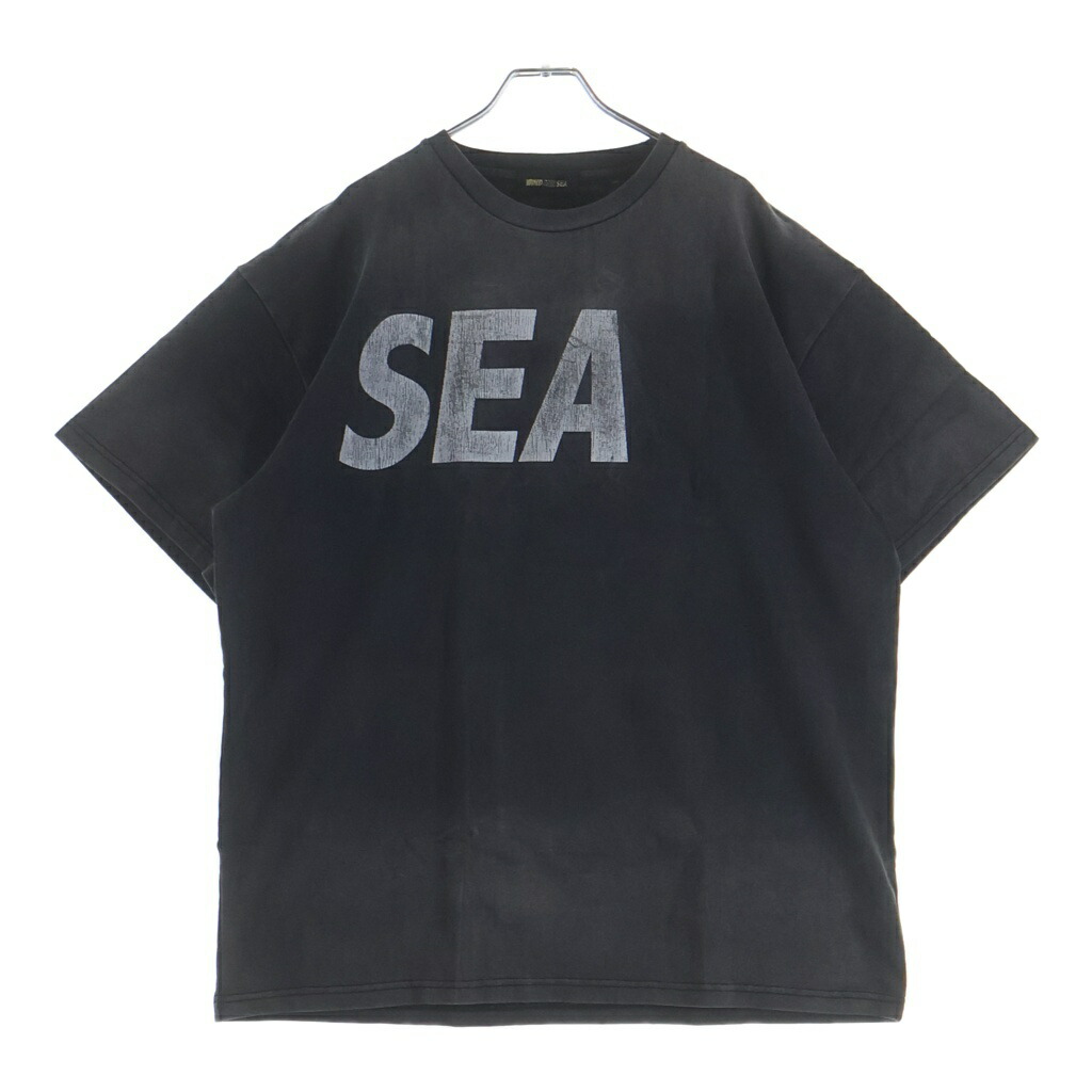 WIND AND SEA(ウィンダンシー) 大いさ:XL SEA SULFER HERITAGE S/S TEE ロゴタイプ刷り上げる 類人猿毛皮 ヘリテージ 半袖ティーシャツ カットソー 黒いこと WDS-O-SIG-24-Q4-CS-03【新古品/中古】【座標軸S】【色合い黒いこと】【取りまわしバス発着場BRING THRIFT CLOSET 幕張店】