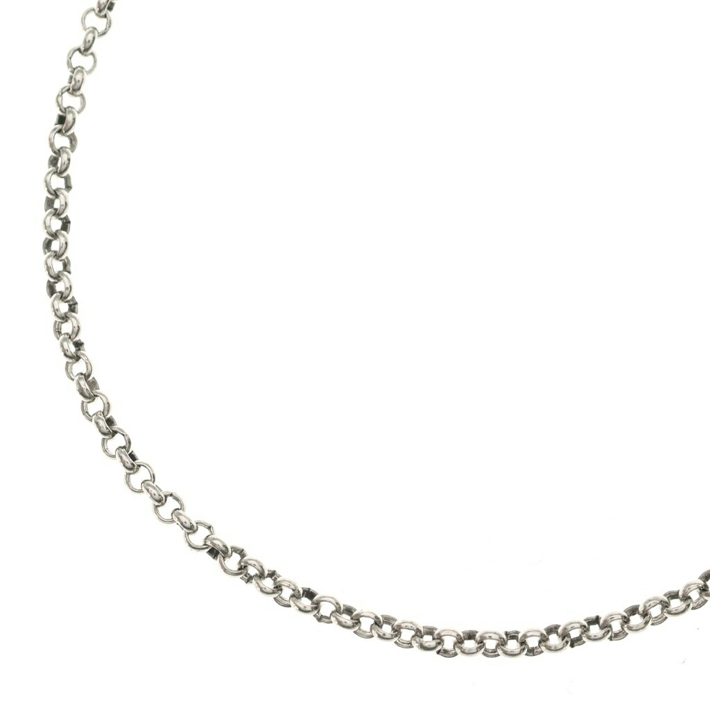 CHROME HEARTS(クロムハーツ) 大いさ:18.0inch NECKCHAIN R18 年寄りの ロールチェーンネックレス 18inch しろがね色 BCA083【中古】【座標軸B】【色合いしろがね色】【取りまわしバス発着場BRING仙台店】