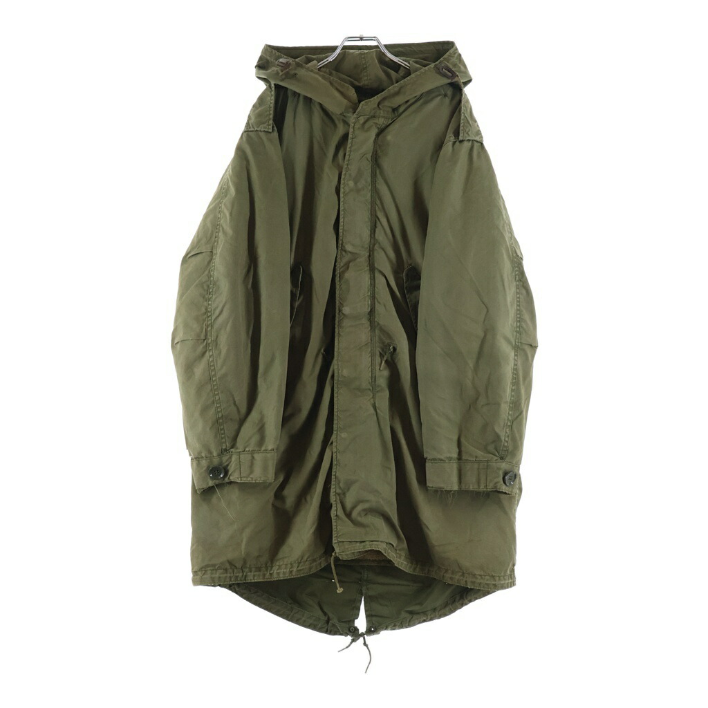 VINTAGE(ヴィンテージ) 60S VINTAGE US ARMY M-51 後期 パイルライナー付き フィッシュテール フーデッド モッズコート ヴィンテージ ミリタリー シェルジャケット パーカー カーキ【中古】【程度B】【カラーカーキ】【オンライン限定商品】|ブランド買取・販売 BRING
