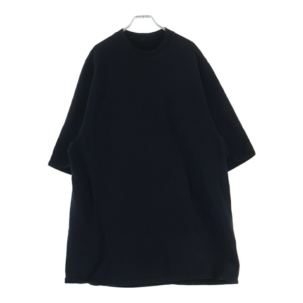Rick Owens(リックオウエンス) 大きさ:ONE SIZE 13AW 半袖 プルオーバースウェットトレーナー 黒いこと DU13F02007-F【中古】【座標軸B】【色合い黒いこと】【取りまわしバス発着場新宿】