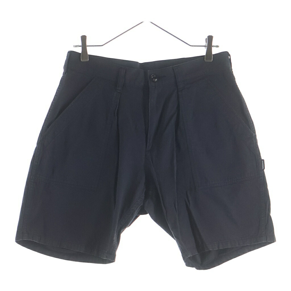 NEIGHBORHOOD(ネイバーフッド) 大きさ:S 24SS WIDE BAKER PANTS ベイカーショーツ 二分の一ズボン下 黒いこと 241AQNH-PTM02【中古】【度合いB】【色つや黒いこと】【取りまわしバス発着場BRING梅田茶屋町店】
