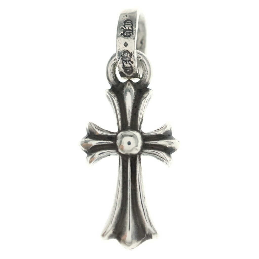 CHROME HEARTS(クロムハーツ) CRS BBYFAT ベイビーファットクロス シャンデリヤいの一番 しろがね色 BCA237【中古】【座標軸B】【色合いしろがね色】【取りまわしバス発着場BRING心斎橋店】