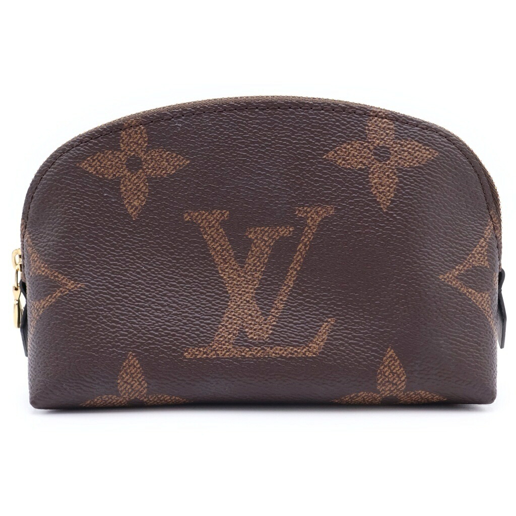 LOUIS VUITTON(ルイヴィトン) 大きさ:- モノグラムリバース ポシェット・コスメティックPM 合切袋 容れもの 赤銅色 PVCなめし革 M11249 ゴールド金具【中古】【度合いB】【色つや赤銅色】【取りまわしバス発着場BRING京都河原町店】