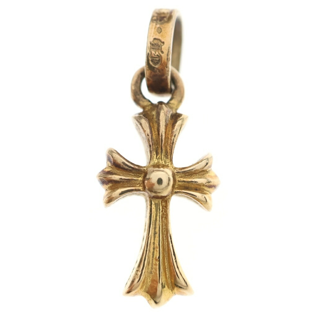 CHROME HEARTS(クロムハーツ) 22K CRS BBYFAT ベイビーファットクロス シャンデリヤいの一番 ゴールドBCA037【中古】【座標軸B】【色合いゴールド】【取りまわしバス発着場BRING札幌店】