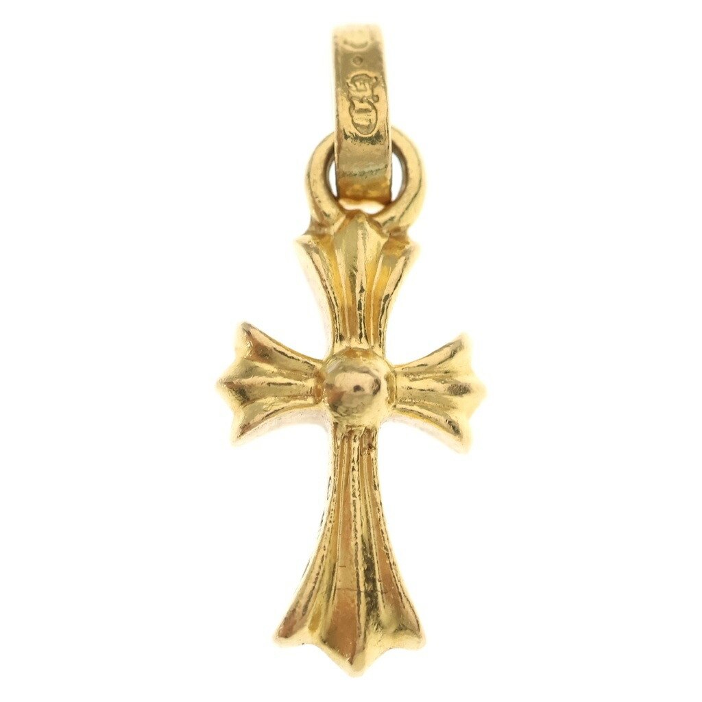 CHROME HEARTS(クロムハーツ) 22K CRS BBYFAT ベイビーファットクロス シャンデリヤいの一番 ゴールドBCA037【中古】【座標軸B】【色合いゴールド】【取りまわしバス発着場BRING札幌店】