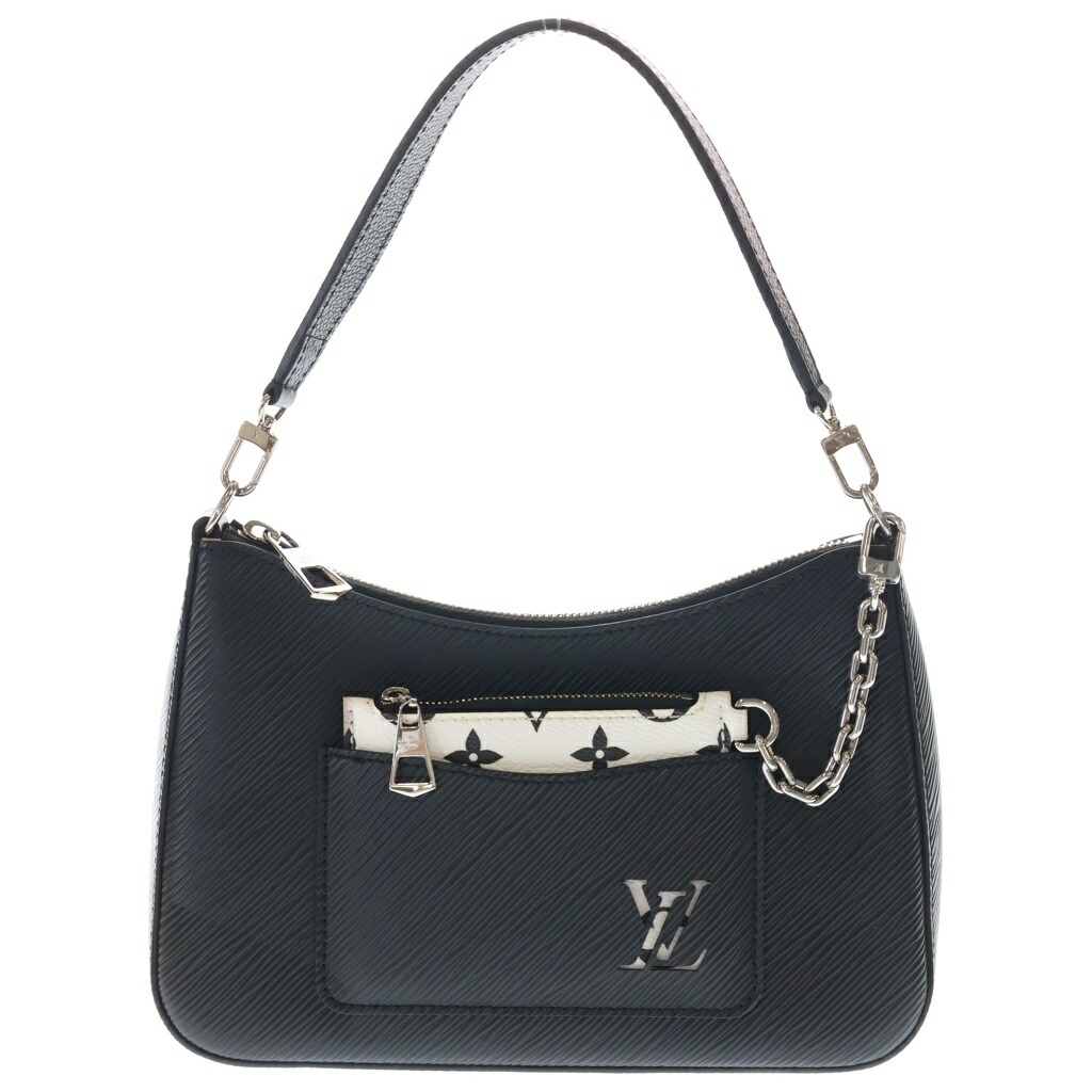 LOUIS VUITTON(ルイヴィトン) 大いさ:- エピ マレル ショルダーバッグ ハンドバック 2WAY御徒面子 黒いこと なめし革 M80689 しろがね色金具【中古】【座標軸A】【色合い黒いこと】【取りまわしバス発着場BRING京都河原町店】