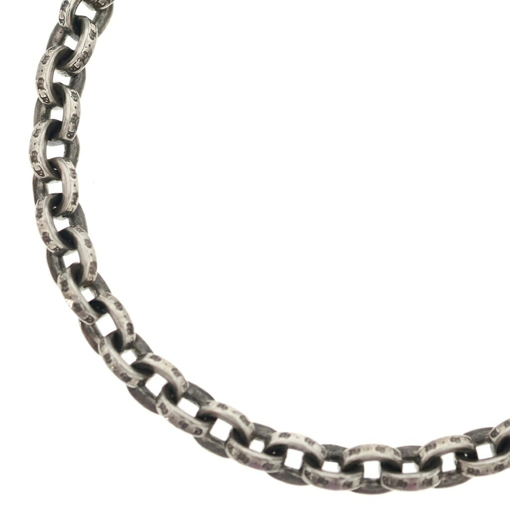 CHROME HEARTS(クロムハーツ) 大きさ:18.0inch PAPER CHAIN 18 ペーパーチェーンネックレス 18inch しろがね色 BCA086【中古】【座標軸B】【色合いしろがね色】【取りまわしバス発着場BRING福岡天神店】