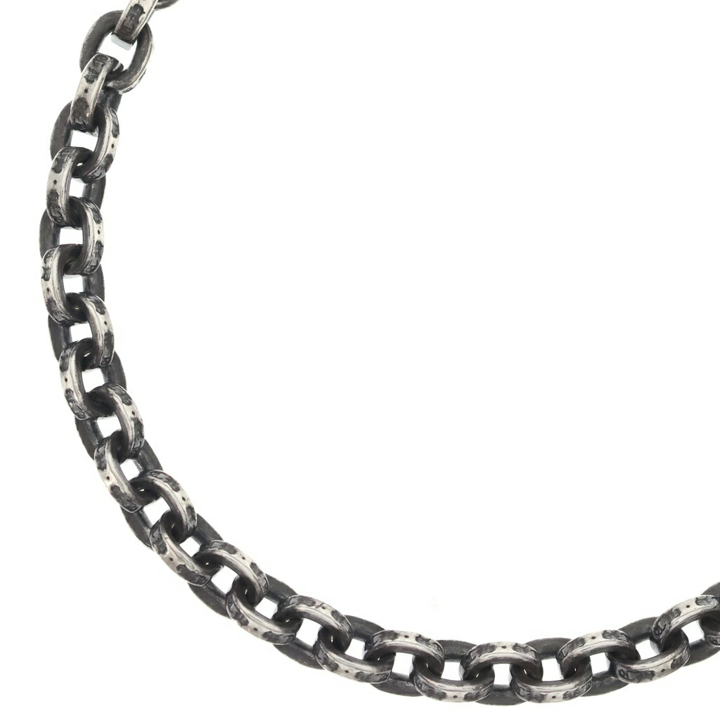 CHROME HEARTS(クロムハーツ) 大きさ:18.0inch PAPER CHAIN 18 ペーパーチェーンネックレス 18inch しろがね色 BCA086【中古】【座標軸B】【色合いしろがね色】【取りまわしバス発着場BRING福岡天神店】