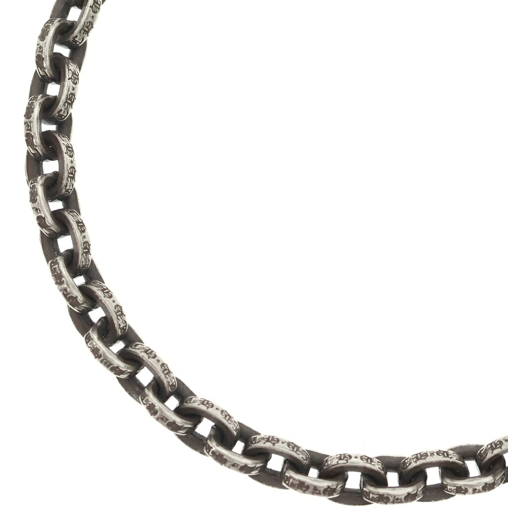 CHROME HEARTS(クロムハーツ) 大きさ:18.0inch PAPER CHAIN 18 ペーパーチェーンネックレス 18inch しろがね色 BCA086【中古】【座標軸B】【色合いしろがね色】【取りまわしバス発着場BRING福岡天神店】
