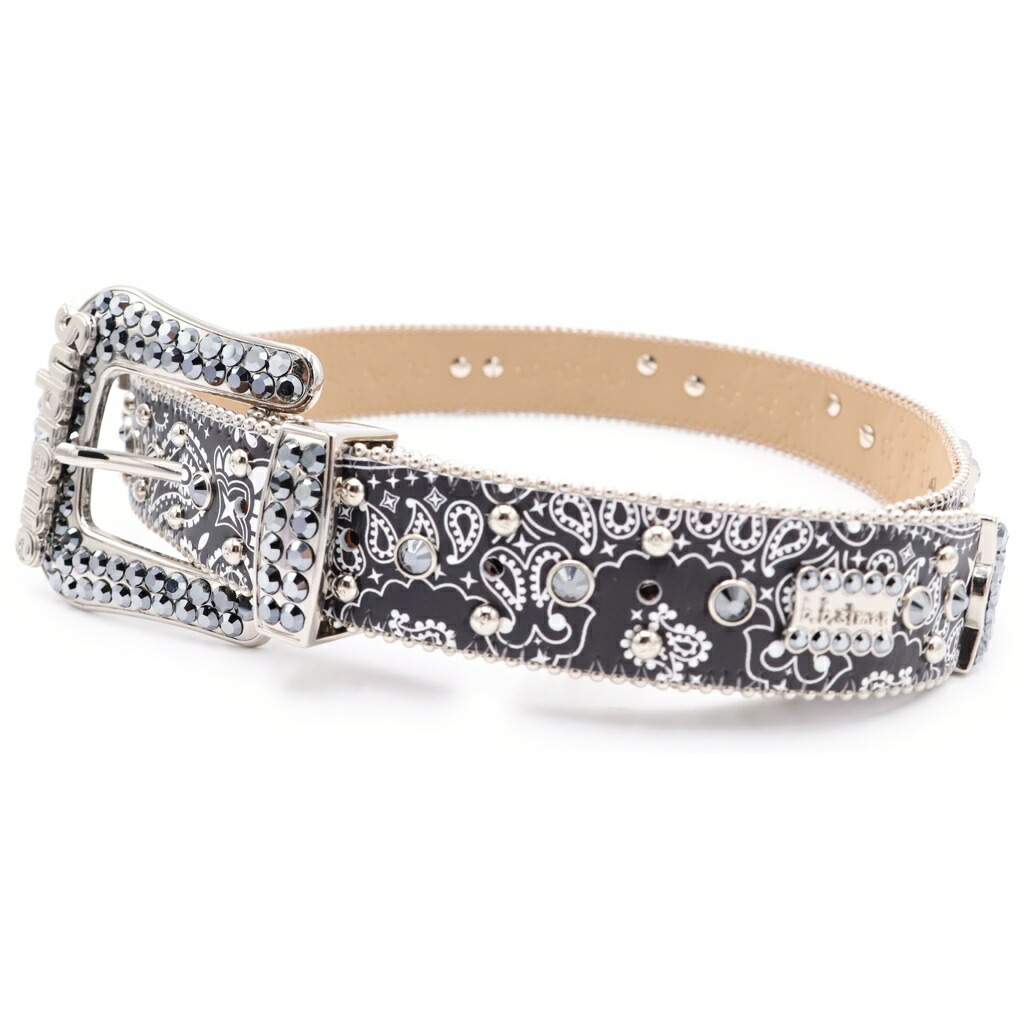 SUPREME(シュプリーム) ×B.B.SIMON Bandana Belt ビービーサイモン バンダナベルト スタッズ 黒いこと【中古】【座標軸A】【色合い黒いこと】【取りまわしバス発着場BRING廟堂店】