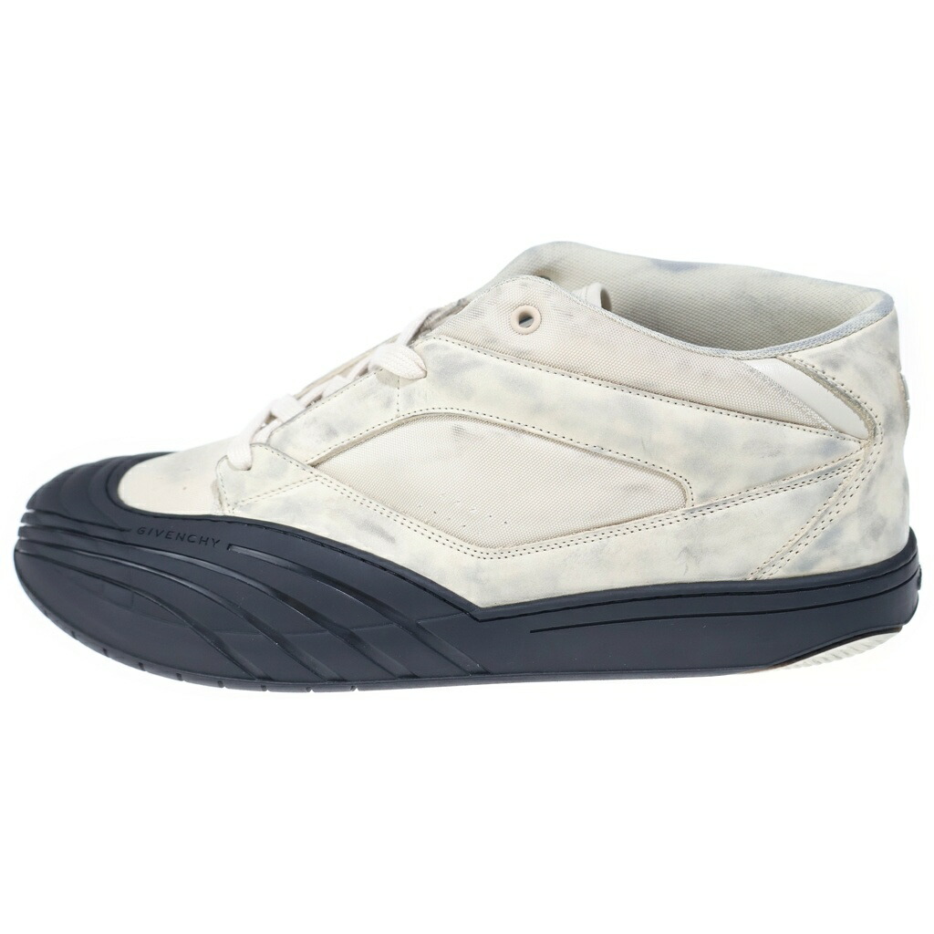 GIVENCHY(ジバンシィ) 大きさ:45 MID-TOP SNEAKERS ミッドトップスニーカー ローカットスニーカー ベージュ 45 ヴィンテージ工業 BH009KH1PP【中古】【度合いB】【色つやベージュ】【オンライン押さえる商いもの】