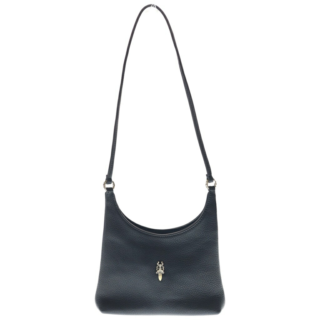 CHROME HEARTS(クロムハーツ) VIV LTHR DAGGER BAG ヴィヴ ダガーレザーバック ショルダーバック 黒いこと レディース【中古】【座標軸A】【色合い黒いこと】【取りまわしバス発着場BRING亜米利加村店】