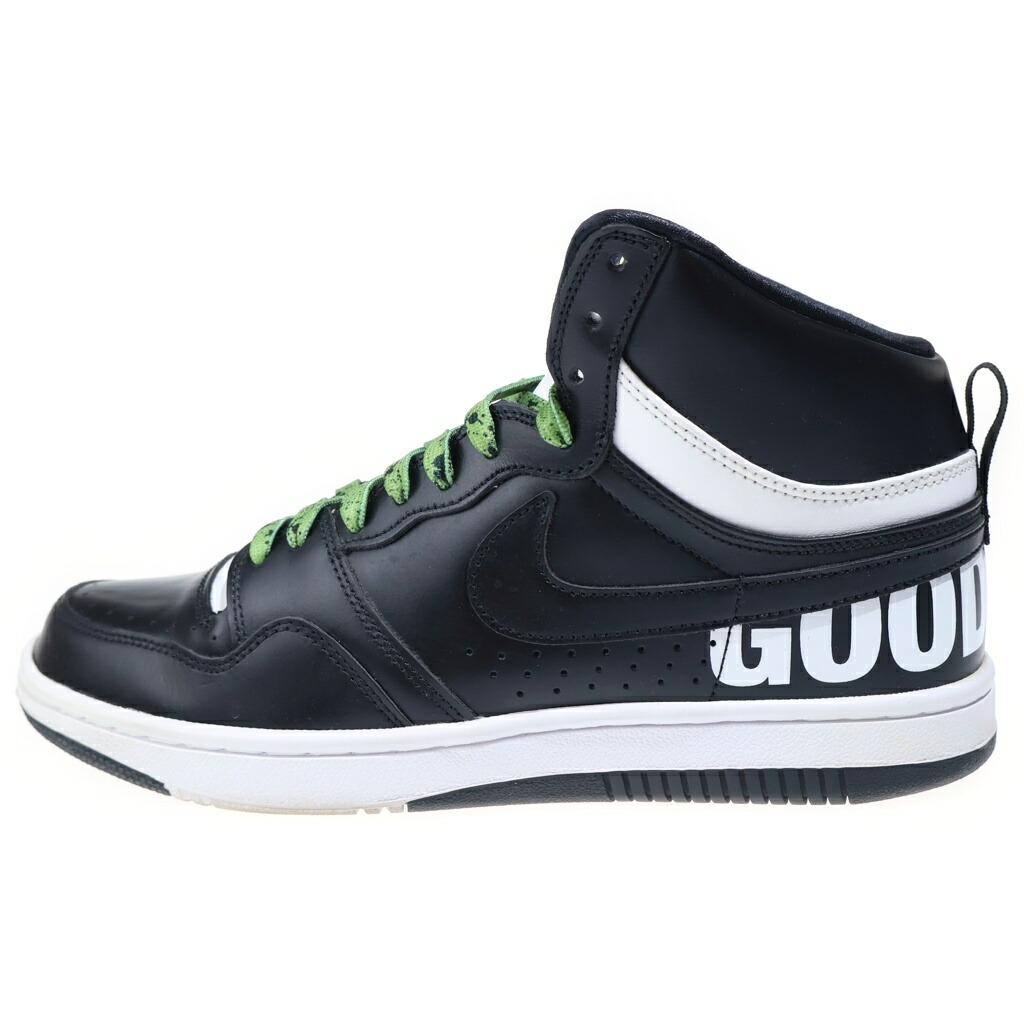 NIKE(ナイキ) 大きさ:28.0糎 【褒めたたえる用 2015年製】 ×fragment design ×GOODENOUGH COURT FORCE SP フラグメントデザイン グッドイナフ ハイカットスニーカー US10/28糎 814913-001【中古】【座標軸B】【色合い黒いこと】【オンライン制限事項商いもの】