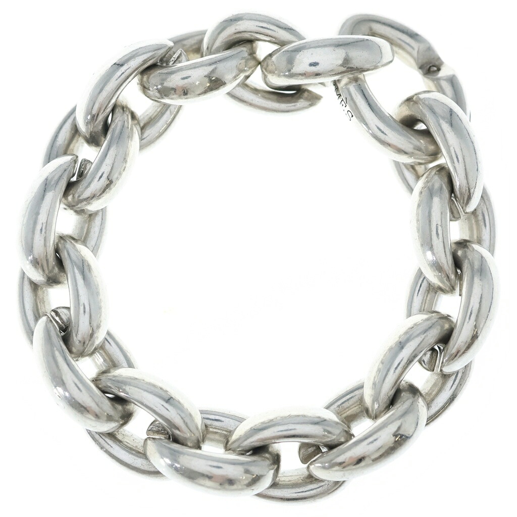 HERMES(エルメス) サイズ:17LINK ACROBAT アクロバット GM 17LINK チェーンブレスレット シルバー【中古】【程度B】【カラーシルバー】【取扱店舗AWESOME高円寺店】｜ブランド買取・販売　BRING