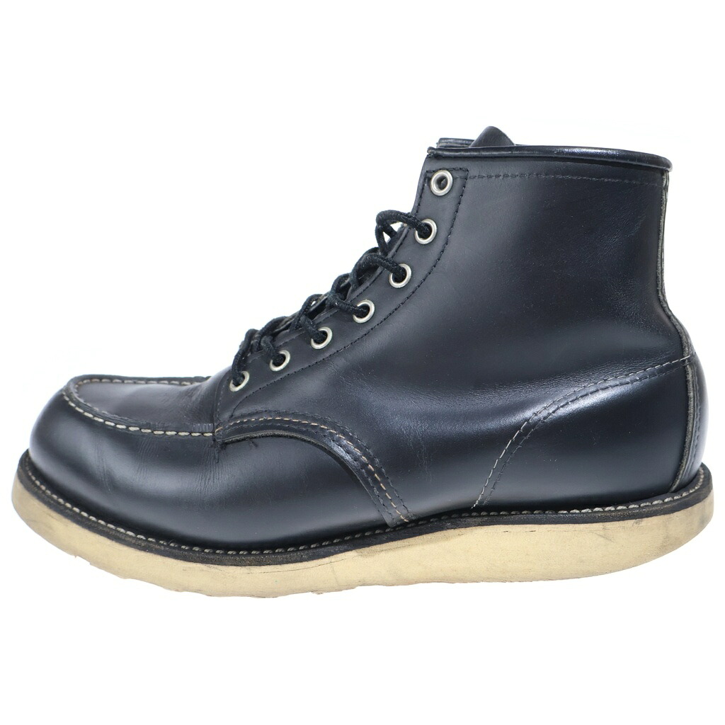 RED WING(レッド ウイング) 8179 IRISH SETTER BOOTS アイリッシュセッター モックトゥ レザー ワークブーツ ブラック【中古】【程度B】【カラーブラック】【取扱店舗BRING THRIFT CLOSET あべの店】|ブランド買取・販売 BRING